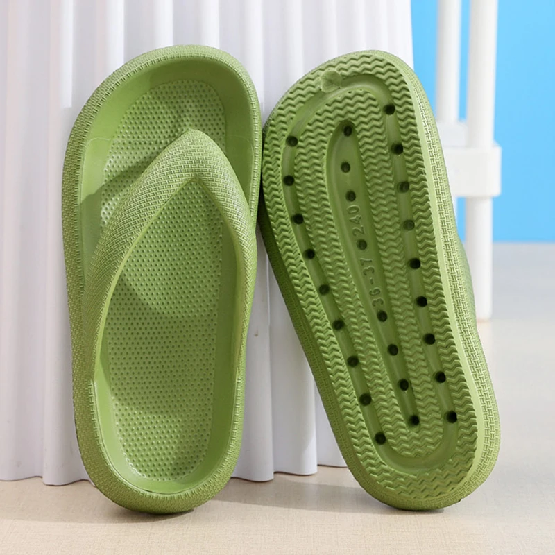 Women'S Shoes Cloud - 滑り止めプラットフォームビーチサンダル レディース 2026 夏 ソフトソール クラウドスリッパ