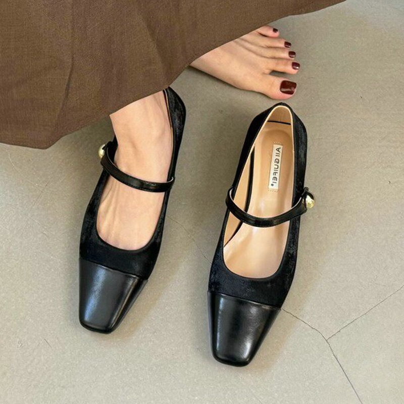 メアリージェーンシューズ女性用エレガントチャンキーシューズド - Slingback Pumps Women のレビューと価格