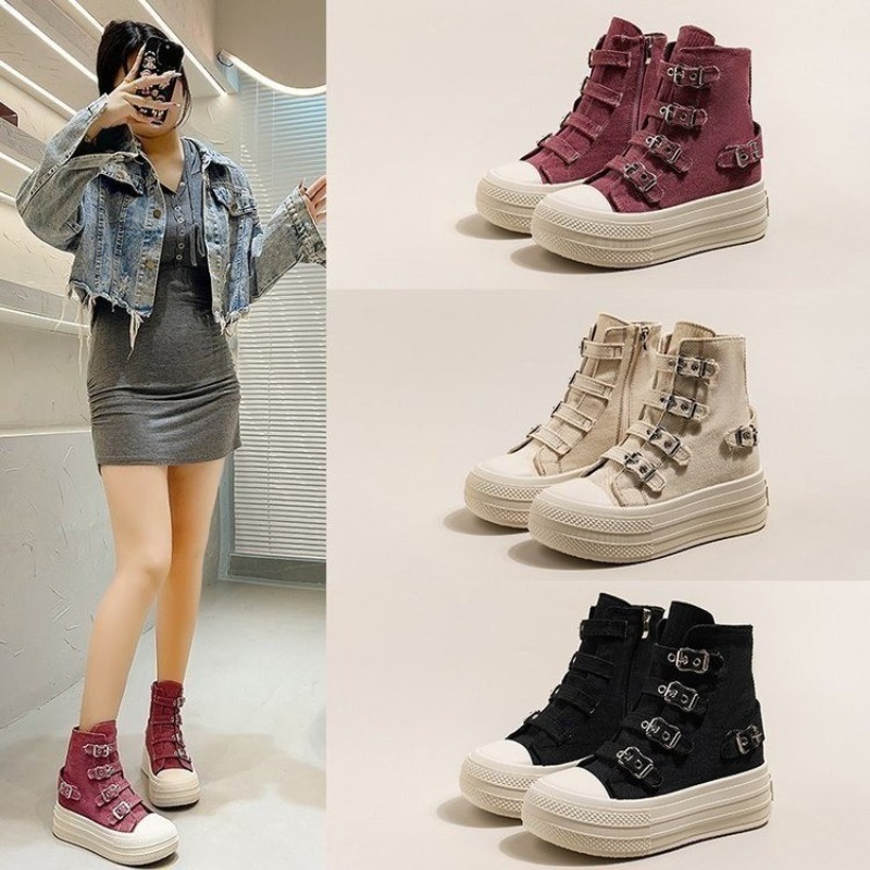 レディースシューズ 2025年春夏新作 カジュアル万能 ハイ - Women'S Shoes Popular のレビューと価格