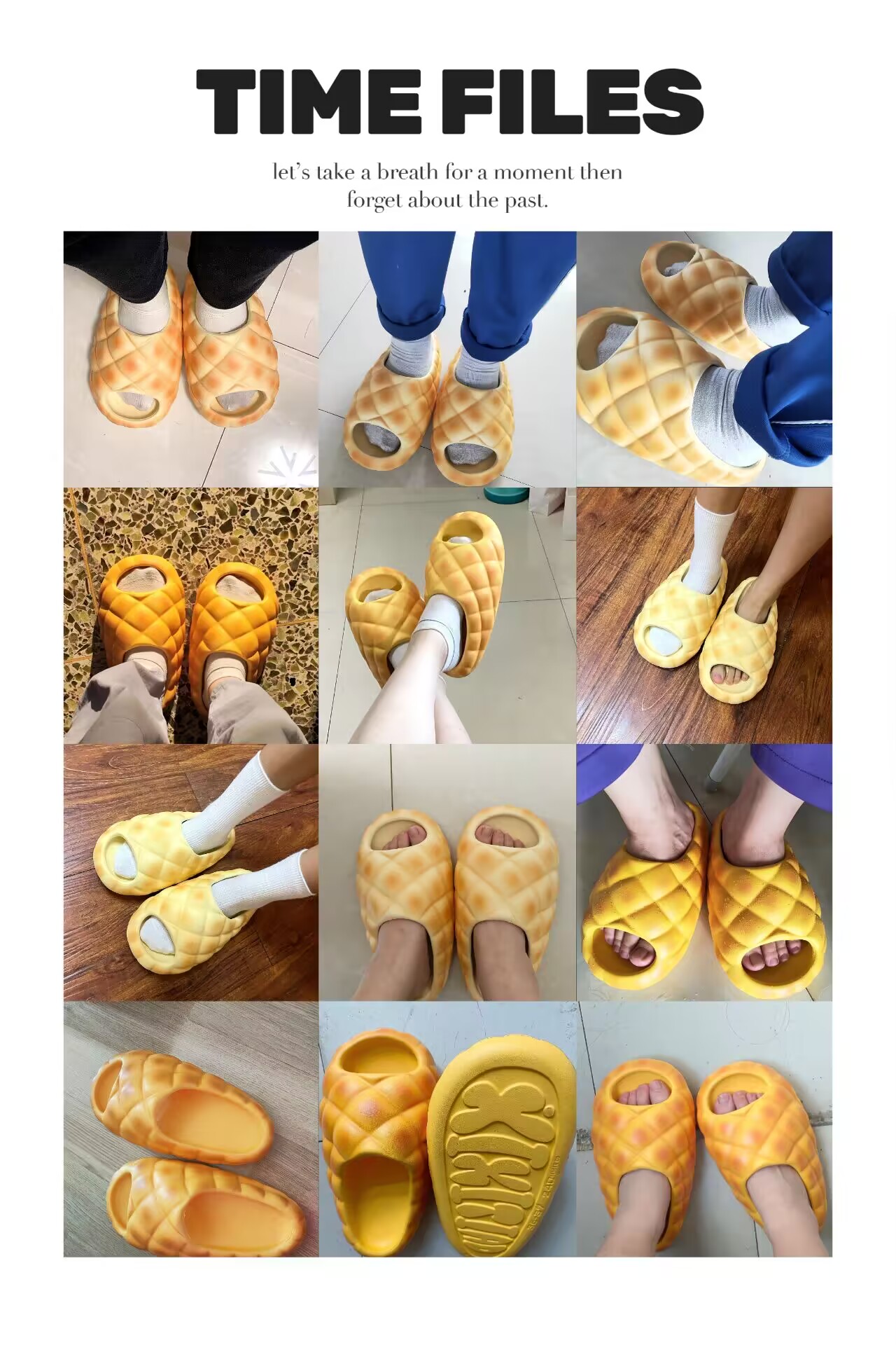 2025 デザイナー偽パイナップルパンスリッパ女性分厚いフラ - Women'S Shoes Cloud のレビューと価格