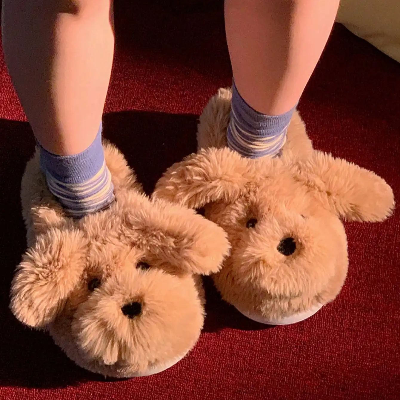 女性用ハウスファースリッパ カジュアル キュート ラブリー子 - Women'S Shoes Popular のレビューと価格
