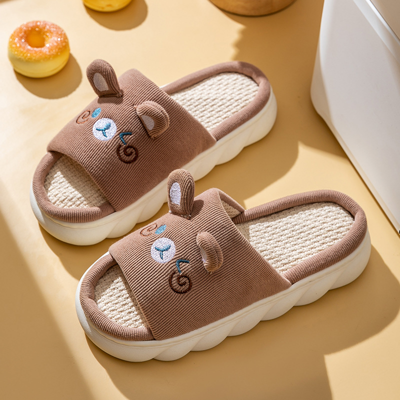 女性用リネンスリッパ,かわいいバニークラウドのビーチサンダル - Women'S Shoes Cloud のレビューと価格