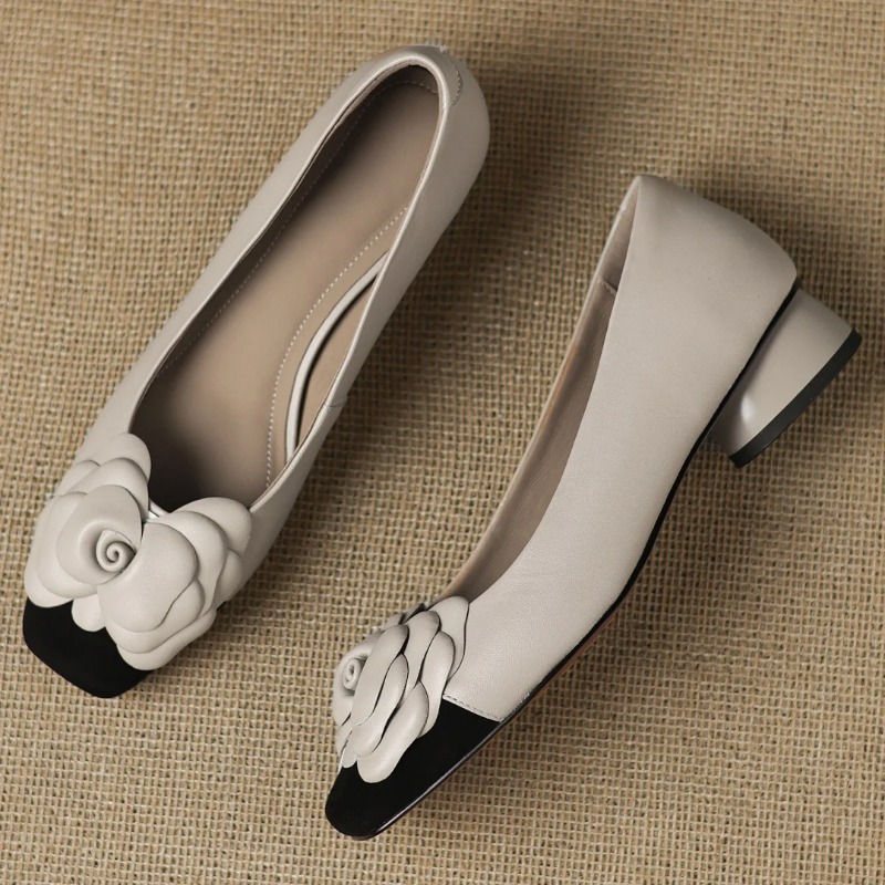 プラスサイズ 34-41 レディース シープスキン ミックス - Slingback Pumps Women のレビューと価格