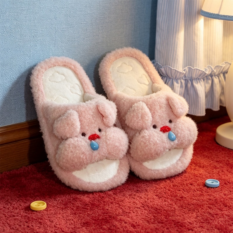 女性用、ふわふわで柔らかい素材の室内履き。毛皮のような質感の - Women'S Shoes Cloud のレビューと価格