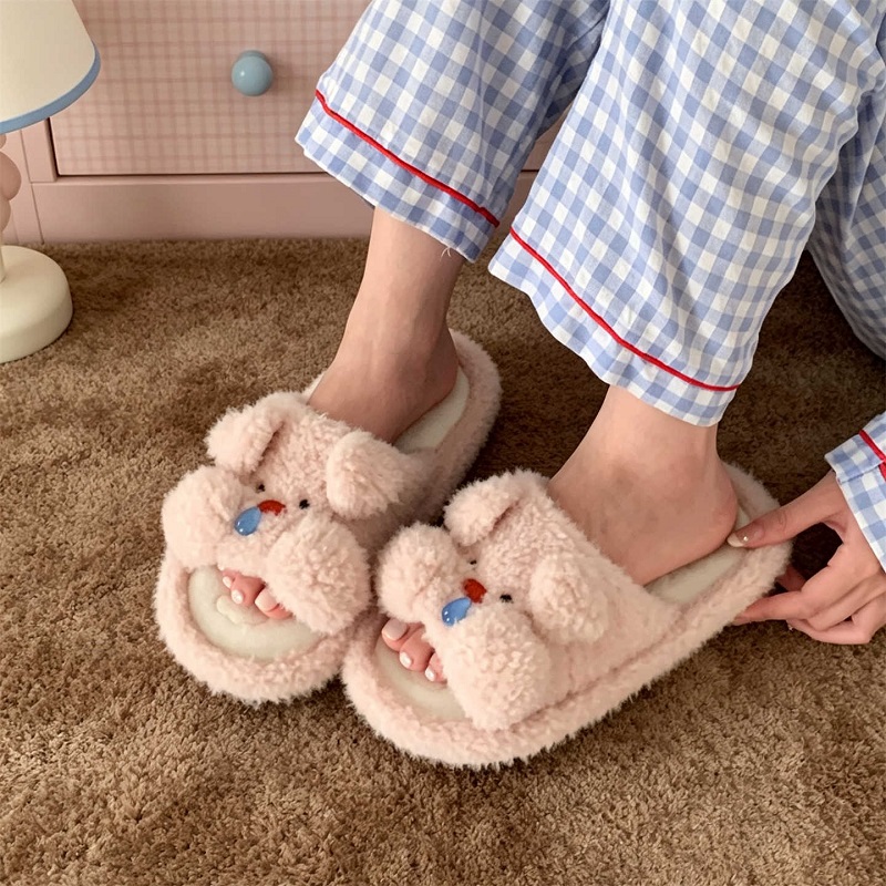 女性用、ふわふわで柔らかい素材の室内履き。毛皮のような質感の - Women'S Shoes Cloud のレビューと価格