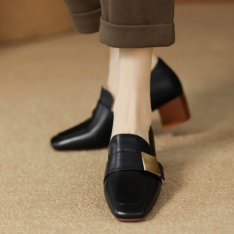 レディースファッションレザーパンプス エレガント スリッポン - Women Shoes Jeans のレビューと価格