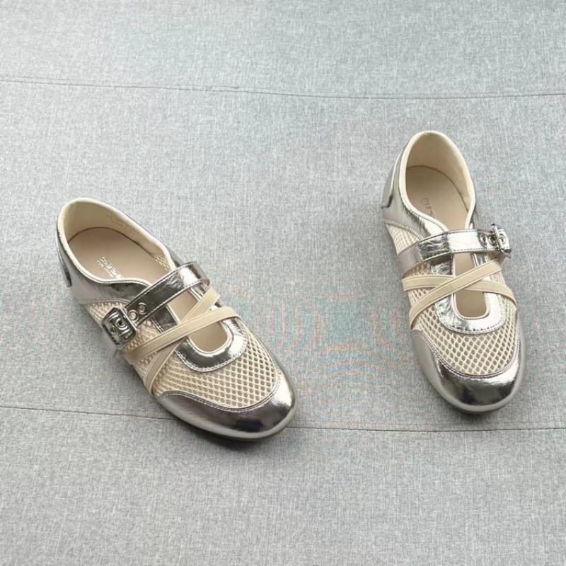新しいスプライシング織り込み中空スニーカー 2026年春夏  - Women'S Shoes Popular のレビューと価格