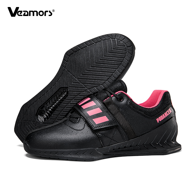 弾性メンズウェイトリフティングシューズ女性ジムスクワットシュ - Women'S Shoes Weightlifting のレビューと価格