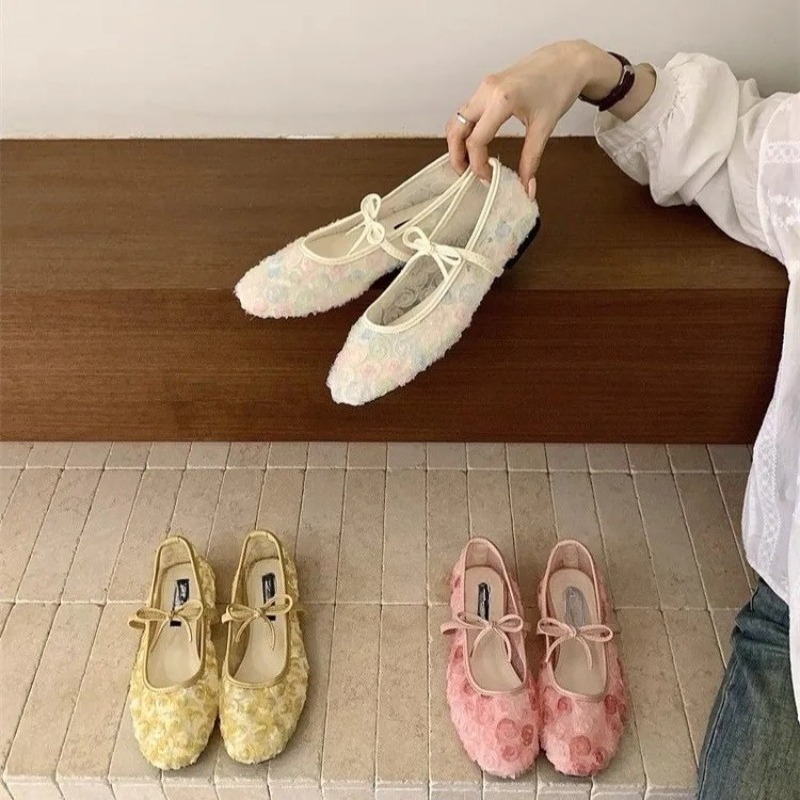 優しいニューチャイニーズローズメッシュメリージェーンシューズ - Women'S Shoes Everyday のレビューと価格