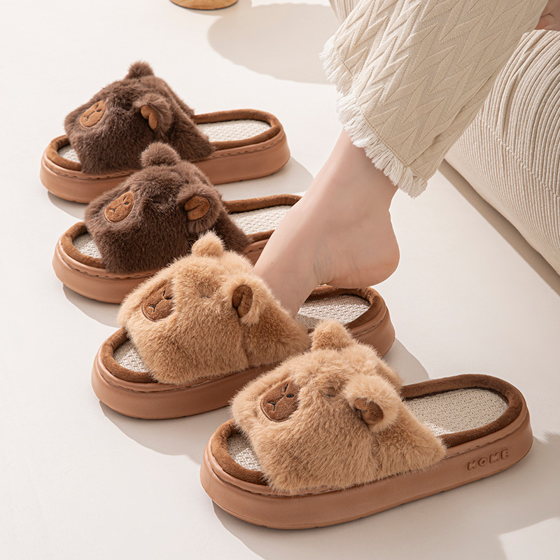 麻漫画女性のスリッパホームフラットカジュアル春夏高級デザイナ - Women'S Shoes Popular のレビューと価格