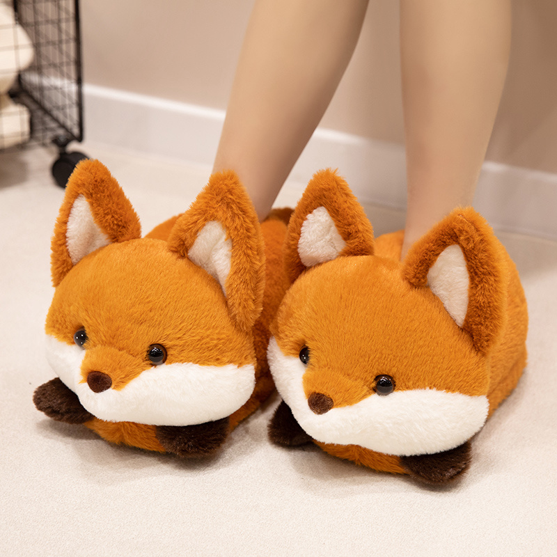 クリスマスエルクぬいぐるみスリッパ 女性用 冬用 暖かいファ - Women Shoes Us To Eu のレビューと価格