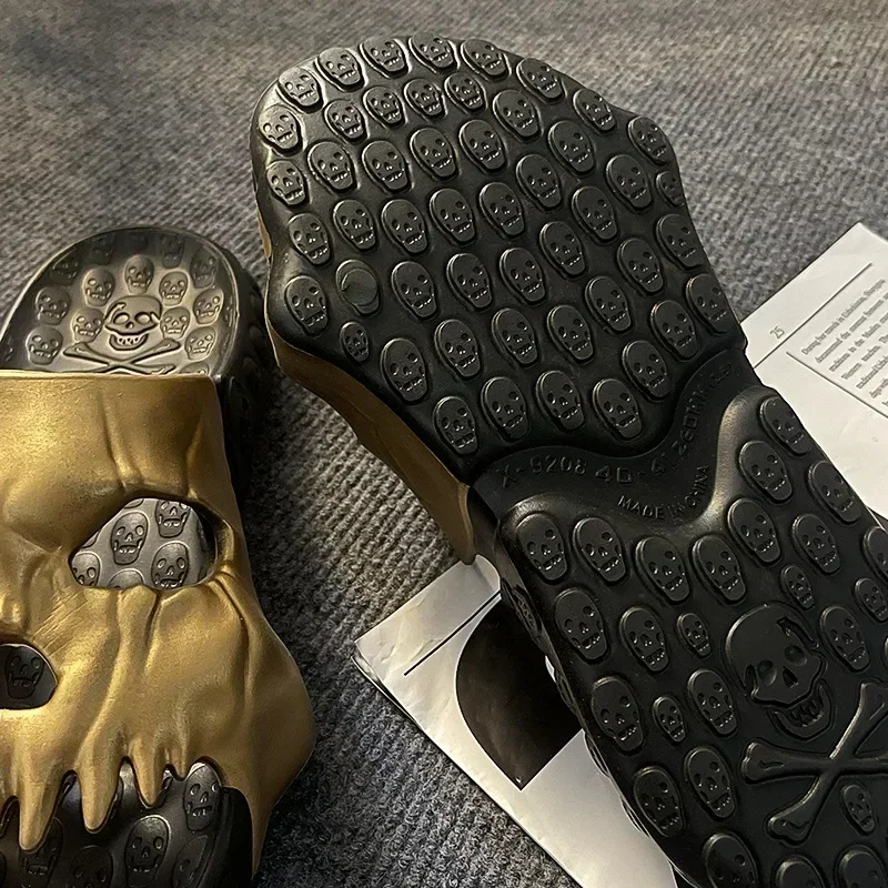 サマーメンズスカルスリッパY2Kクラウドビーチサンダルスライ - Women'S Shoes Cloud のレビューと価格