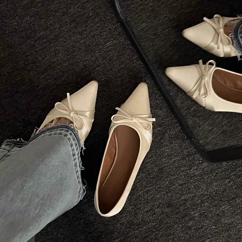 夏の新作シフォンファッション、甘いリボン付きカジュアルフラッ - Women'S Shoes Popular のレビューと価格