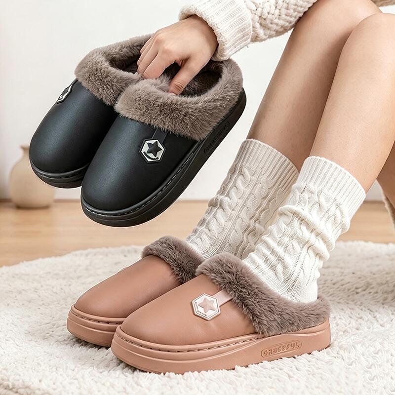 ソフトクラウド厚底ファーリー室内スリッパ レディース 冬 2 - Women'S Shoes Cloud のレビューと価格